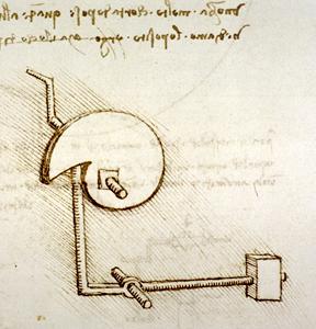 leonardo da vinci inventions - the cam hammer