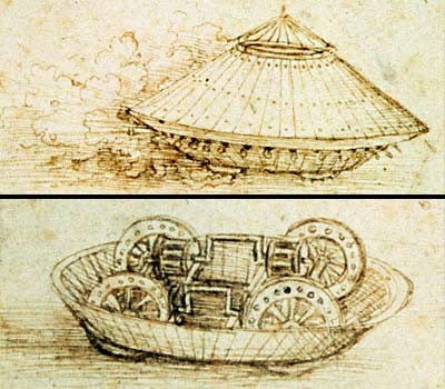 leonardo da vinci armored car